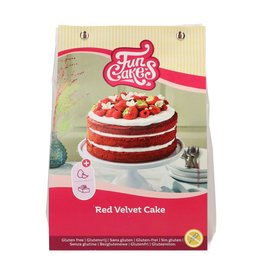FunCakes Mix voor Red Velvet Cake, Glutenvrij 400 g