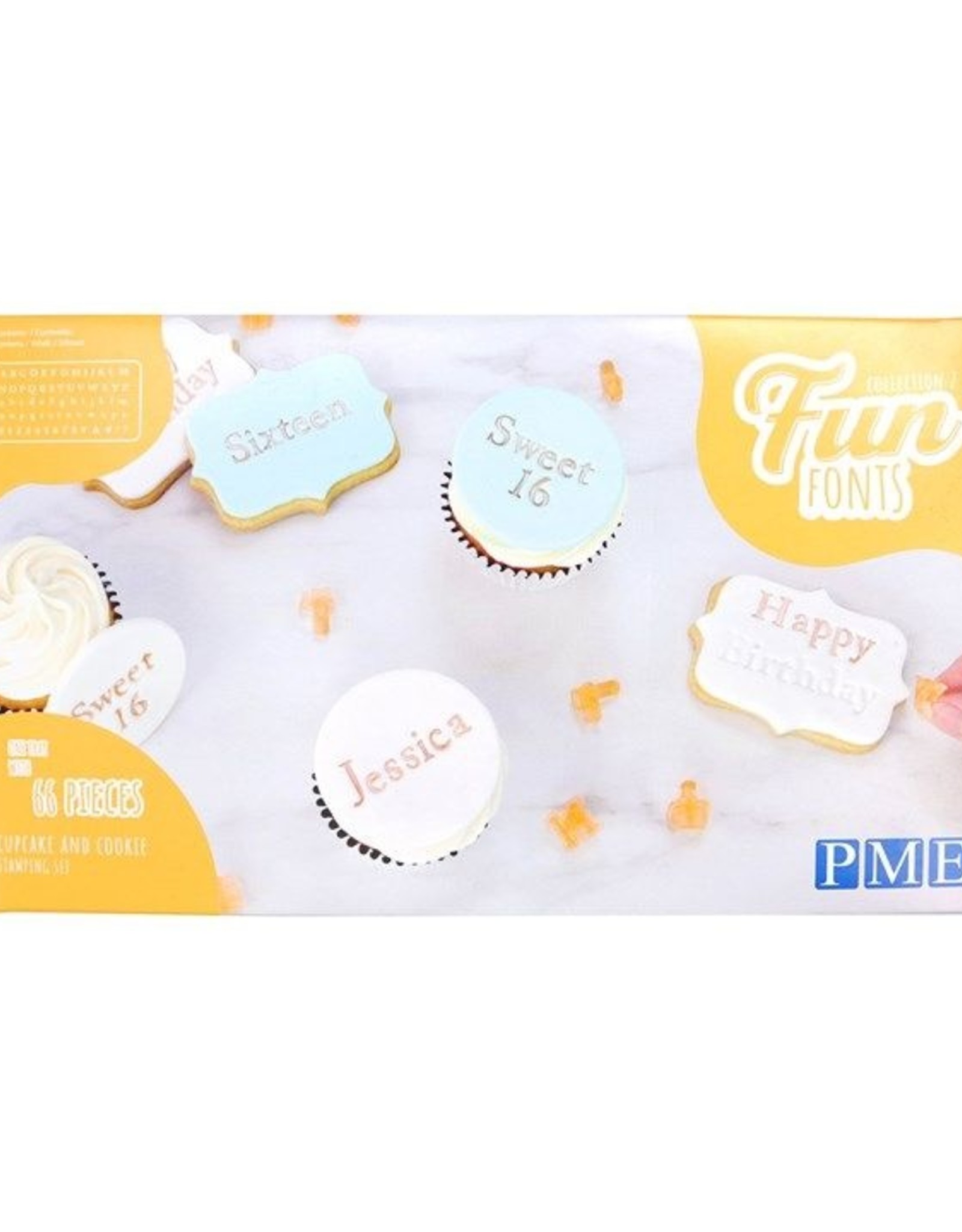 PME PME Fun Fonts - Cookies & Cupcakes - Collection 2