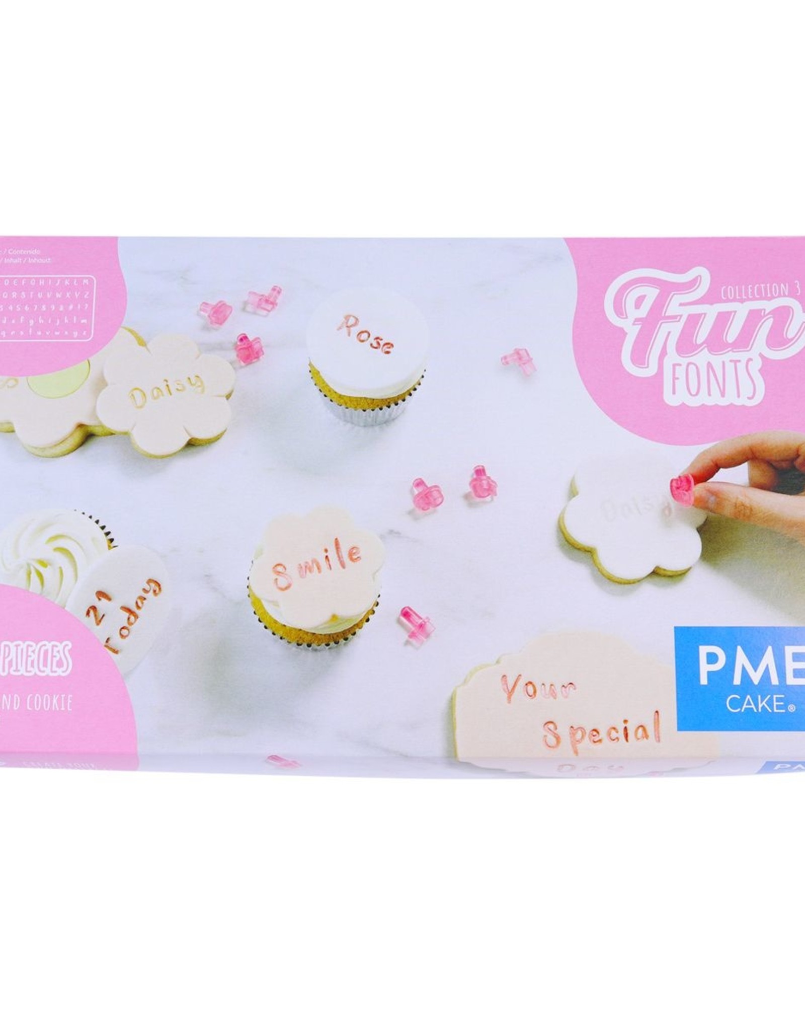 PME PME Fun Fonts - Koekjes & Cupcakes - Collectie 3