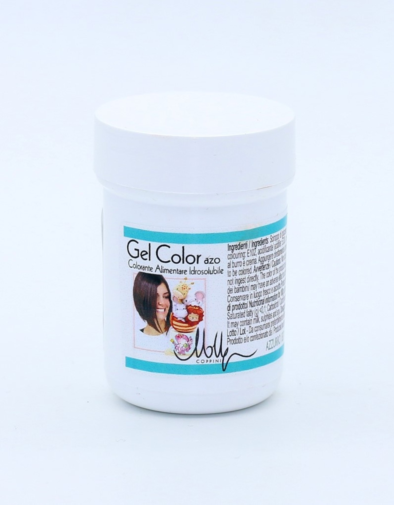 Molly Coppini Molly Coppini Gel Color Sky Blue/Turquoise 30g