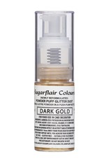 Sugarflair Sugarflair Pump Spray Powder Puff Glitter Dust -Dark Gold-