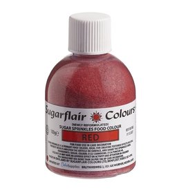 Sugarflair Gekleurde Suiker Rood 100g