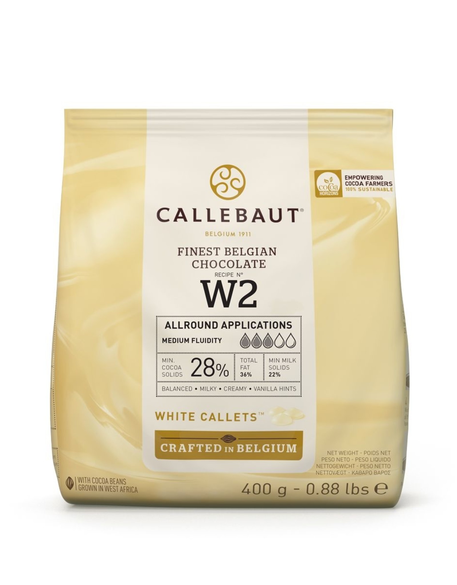 Callebaut Callebaut Chocolade Callets -Wit- 400g
