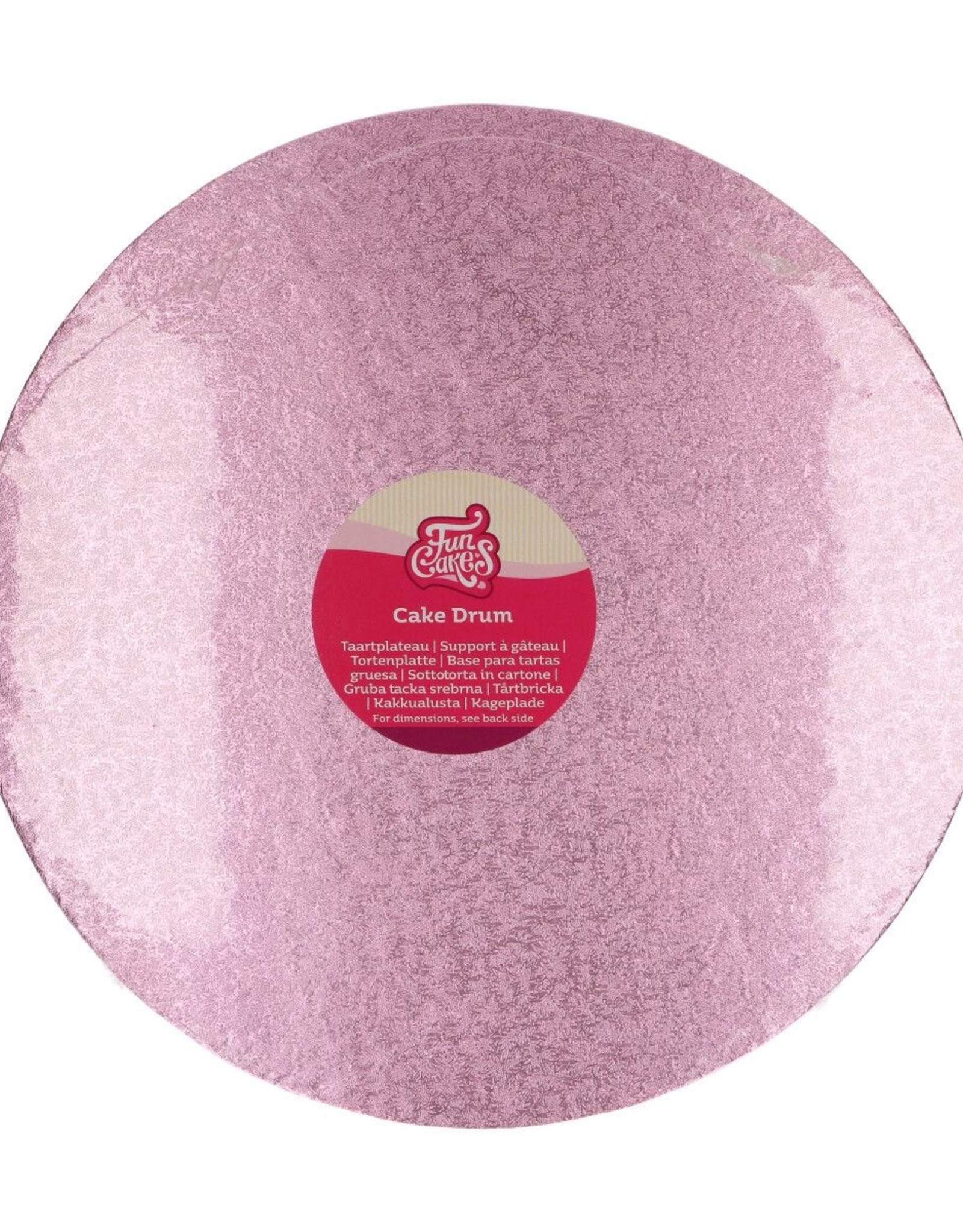 FunCakes Cake Drum Rond Ø 35 cm Roze