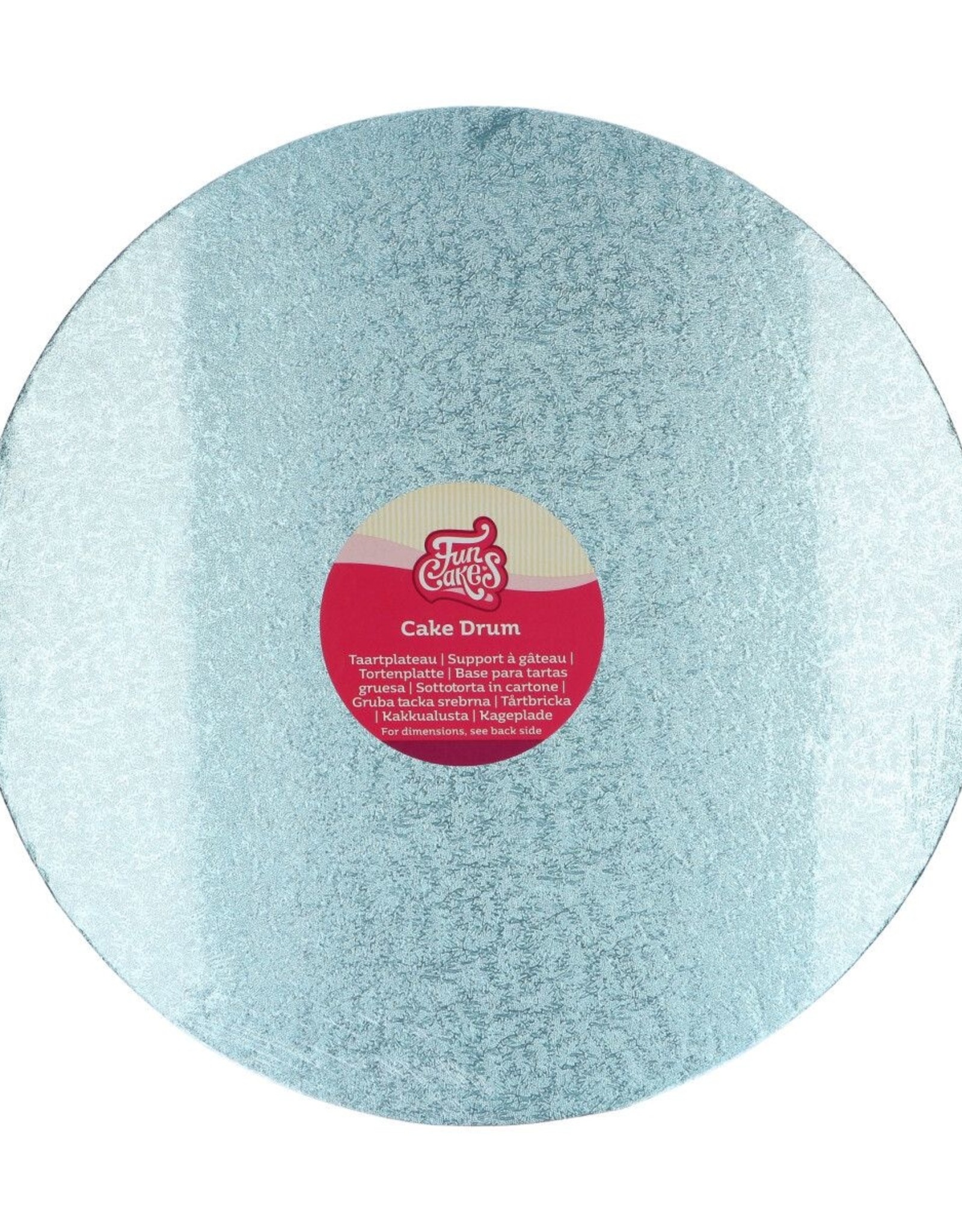 FunCakes Cake Drum Rond Ø 35,5 cm Baby Blauw