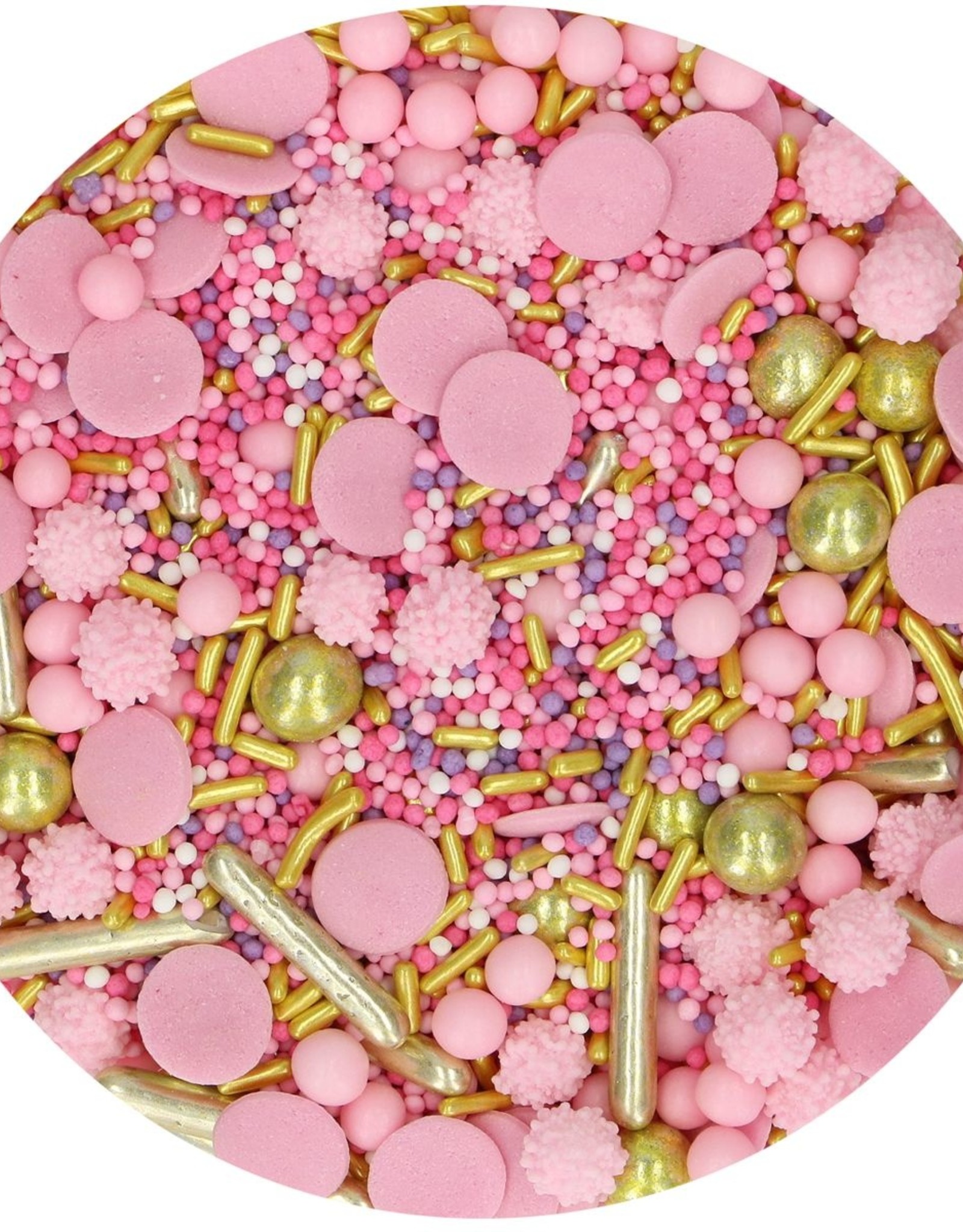 FunCakes FunCakes Sprinkle Medley Glamour Pink 180 g