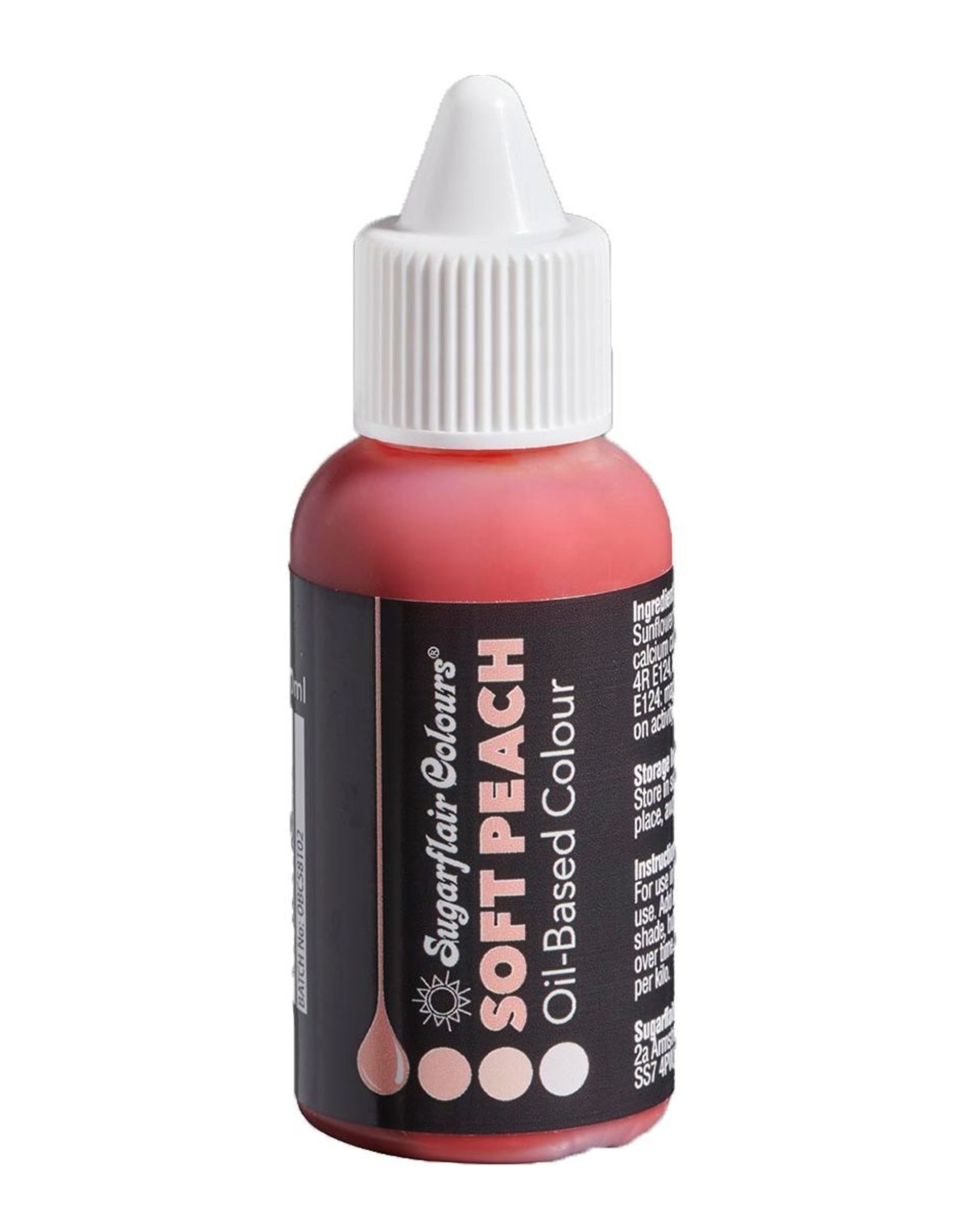 Sugarflair Sugarflair Kleurstof op Oliebasis - Soft Peach - 30 ml