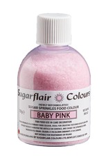 Sugarflair Sugarflair Sugar Sprinkles -Baby Pink - 100g