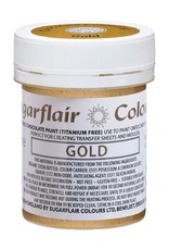 Sugarflair Sugarflair Chocolate Paint Gold - E171 Free 35g