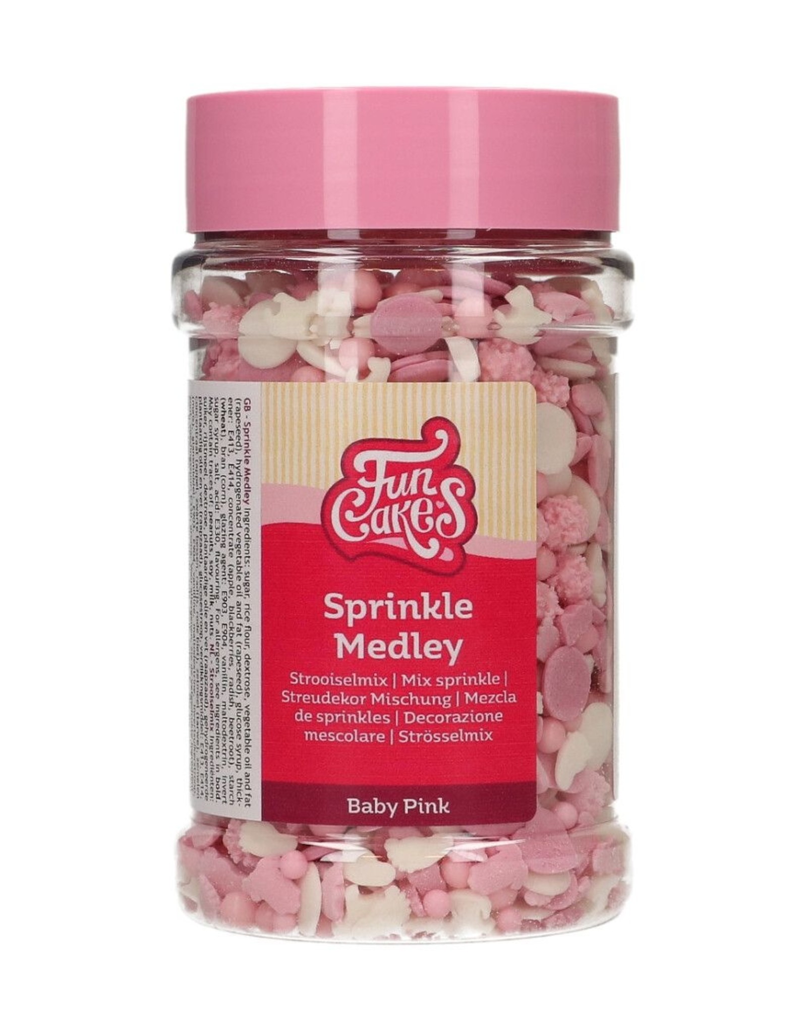 FunCakes FunCakes Sprinkle Medley Baby Roze 180 g