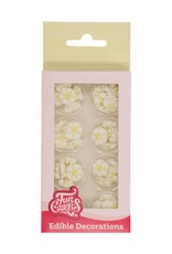 FunCakes FunCakes Suikerdecoratie Mini Bloemen Wit pk/56