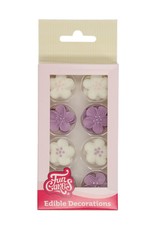 FunCakes FunCakes Suikerdecoratie Bloemenmix Paars Set/24