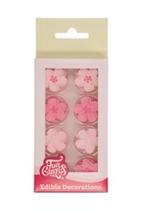 FunCakes FunCakes Suikerdecoratie Bloemenmix Roze Set/24