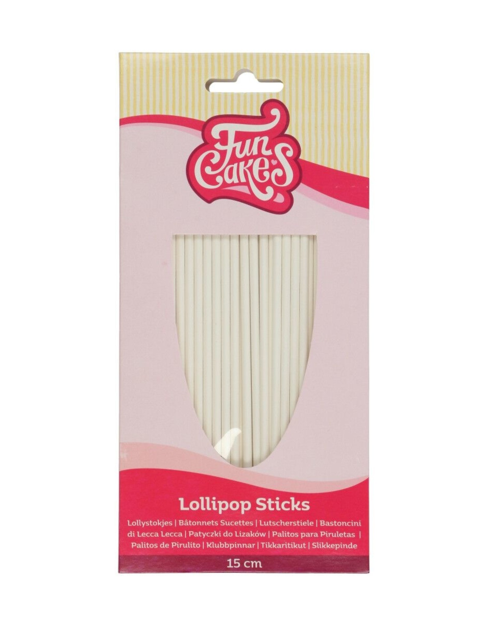 FunCakes FunCakes Lollipop Sticks 15cm pk/50