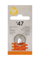 Wilton Wilton Decorating Tip #047 Basketweave Carded