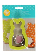 Wilton Wilton Comfort Grip Koekjes Uitsteker Konijn Set/2