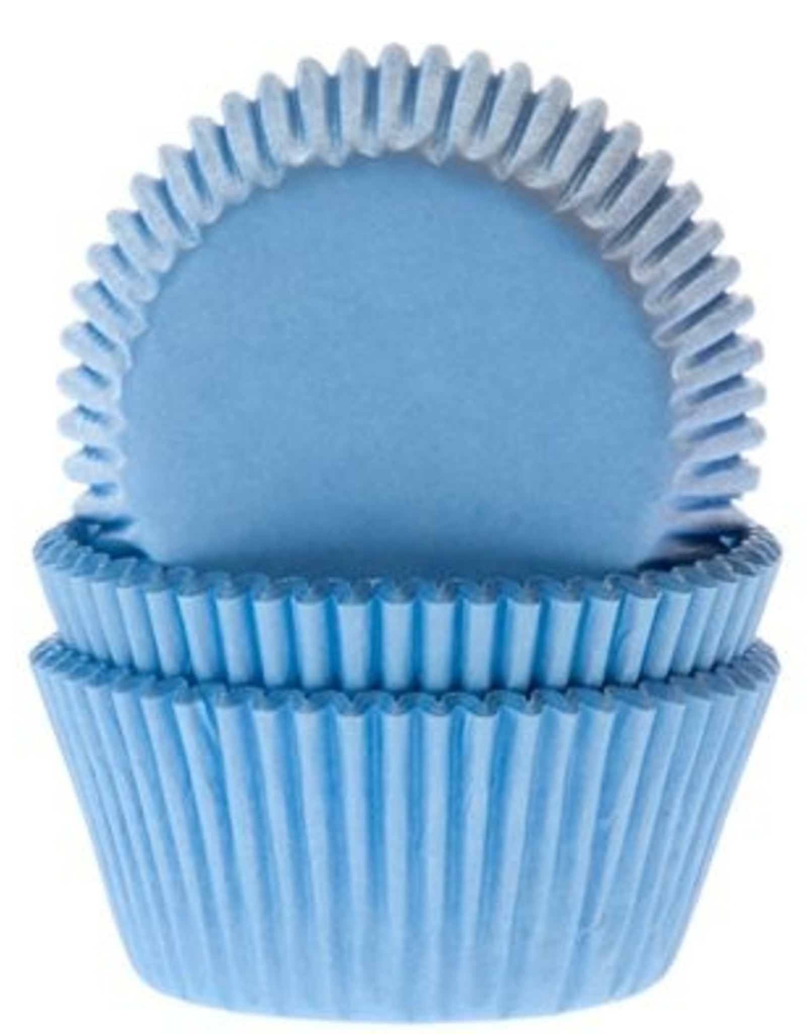 House of Marie House of Marie Mini Baking cups Sky Blue - pk/60