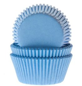 House of Marie House of Marie Mini Baking cups Sky Blue - pk/60