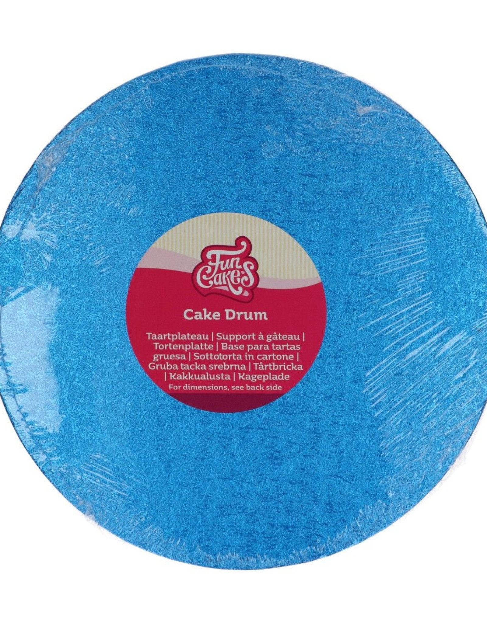 FunCakes Cake Drum Rond Ø 25 cm Blauw