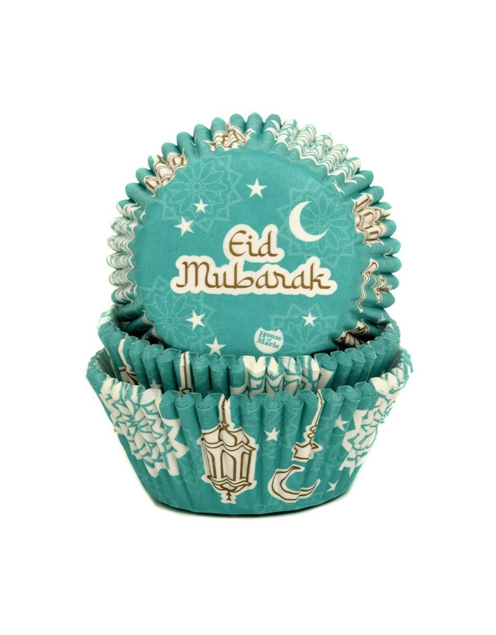 House of Marie House of Marie Baking Cups Eid Mubarak pk/50