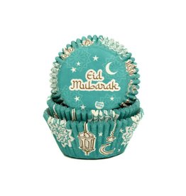 House of Marie Baking Cups Eid Mubarak pk/50