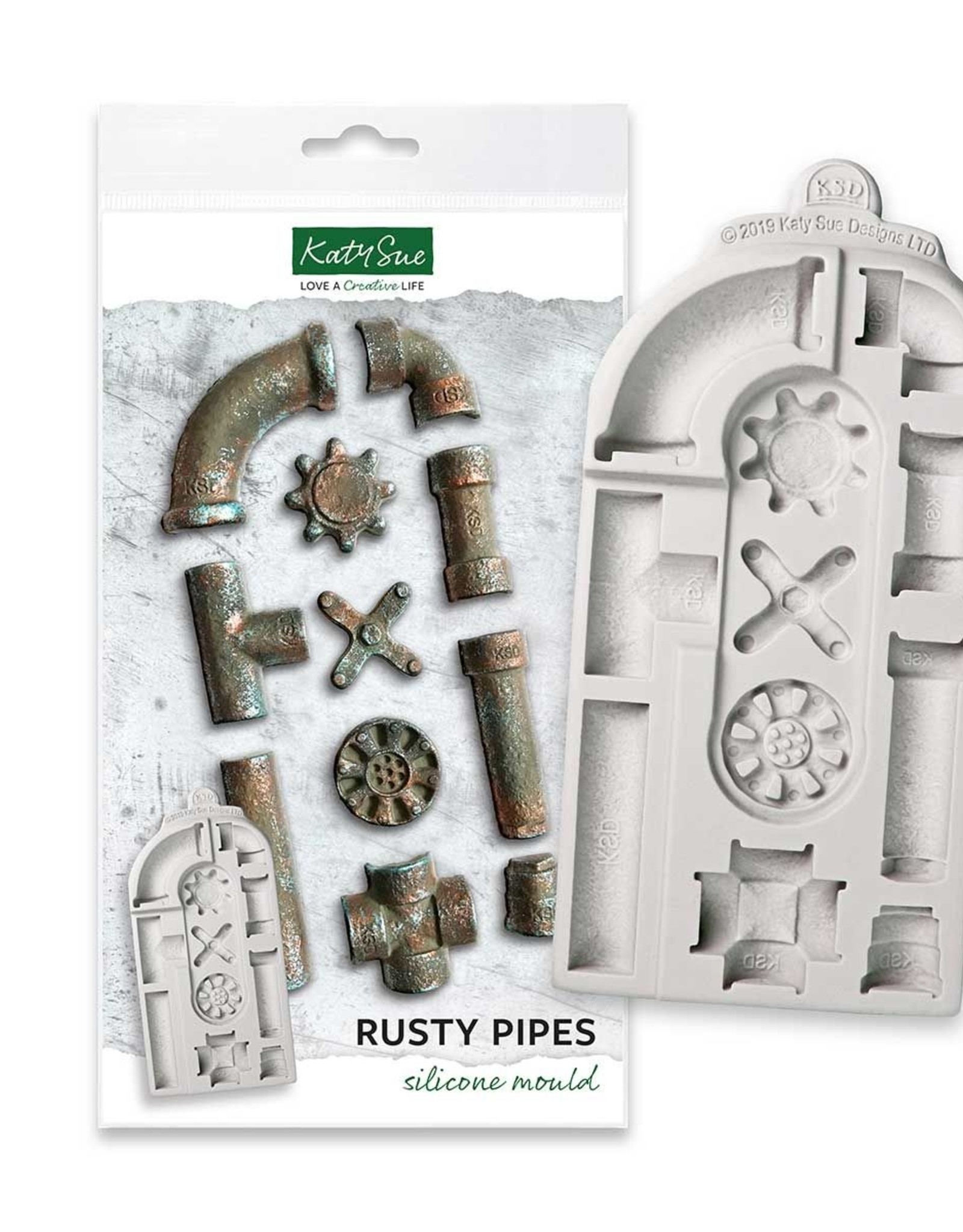 Katy Sue Designs Katy Sue Mould Rusty Pipes