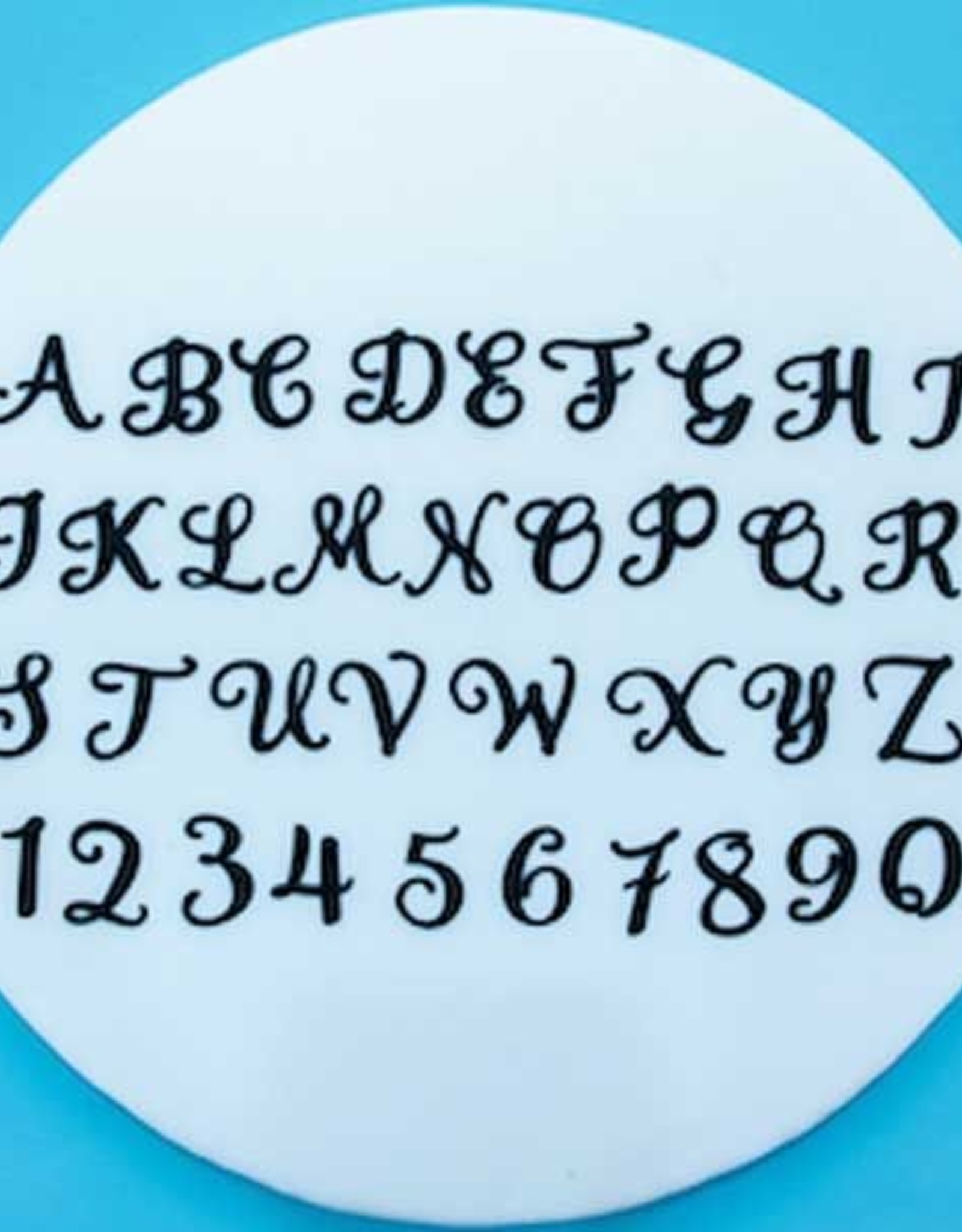 FMM FMM Swirly Alphabet & Number Font