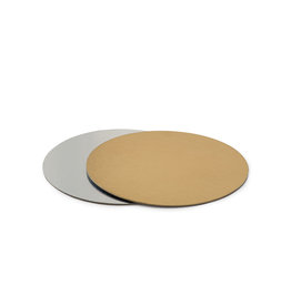 Decora Taartkartons Zilver/Goud Ø 26cm Rond