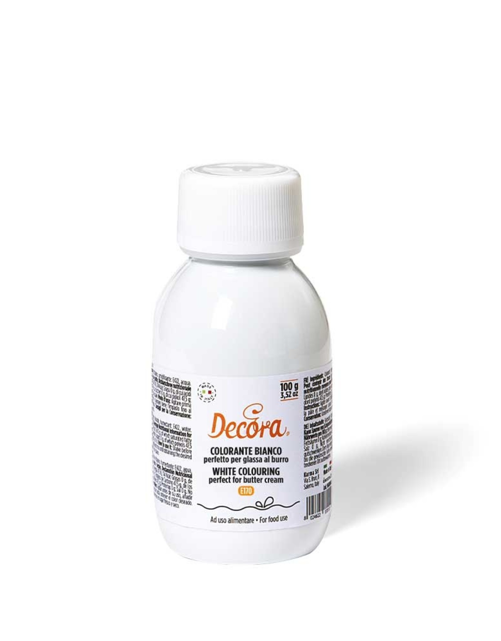 Decora Decora Witte Kleurgel 100g