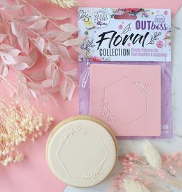 Sweet Stamp Sweet Stamp Outboss Floral Hexagon Frame