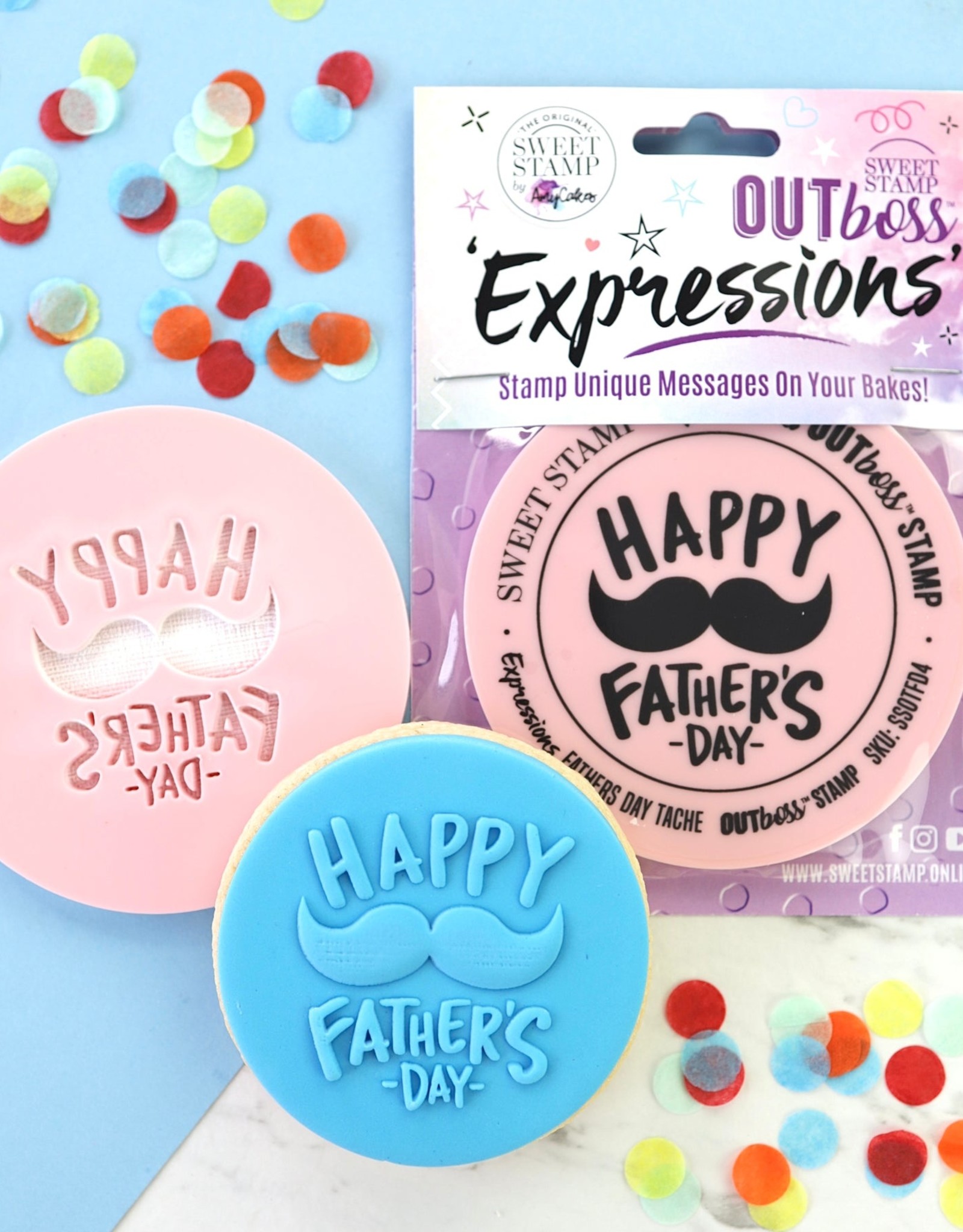 Sweet Stamp Sweet Stamp Outboss Moustache Fathers Day