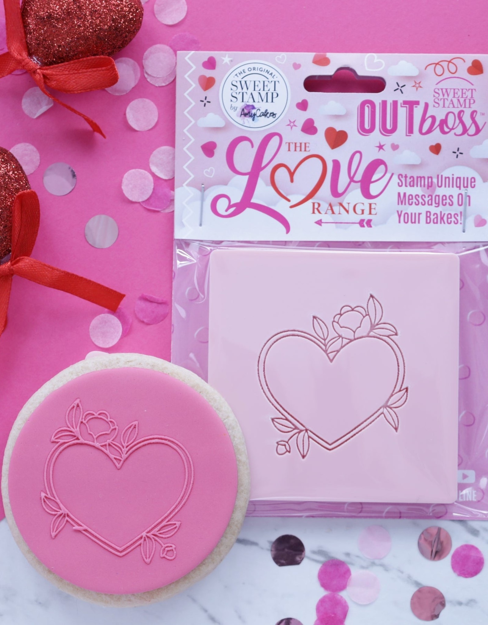Sweet Stamp Sweet Stamp Outboss Heart Floral Frame