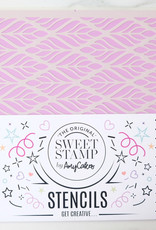Sweet Stamp Sweet Stamp Stencil Marabou 21,5x25cm