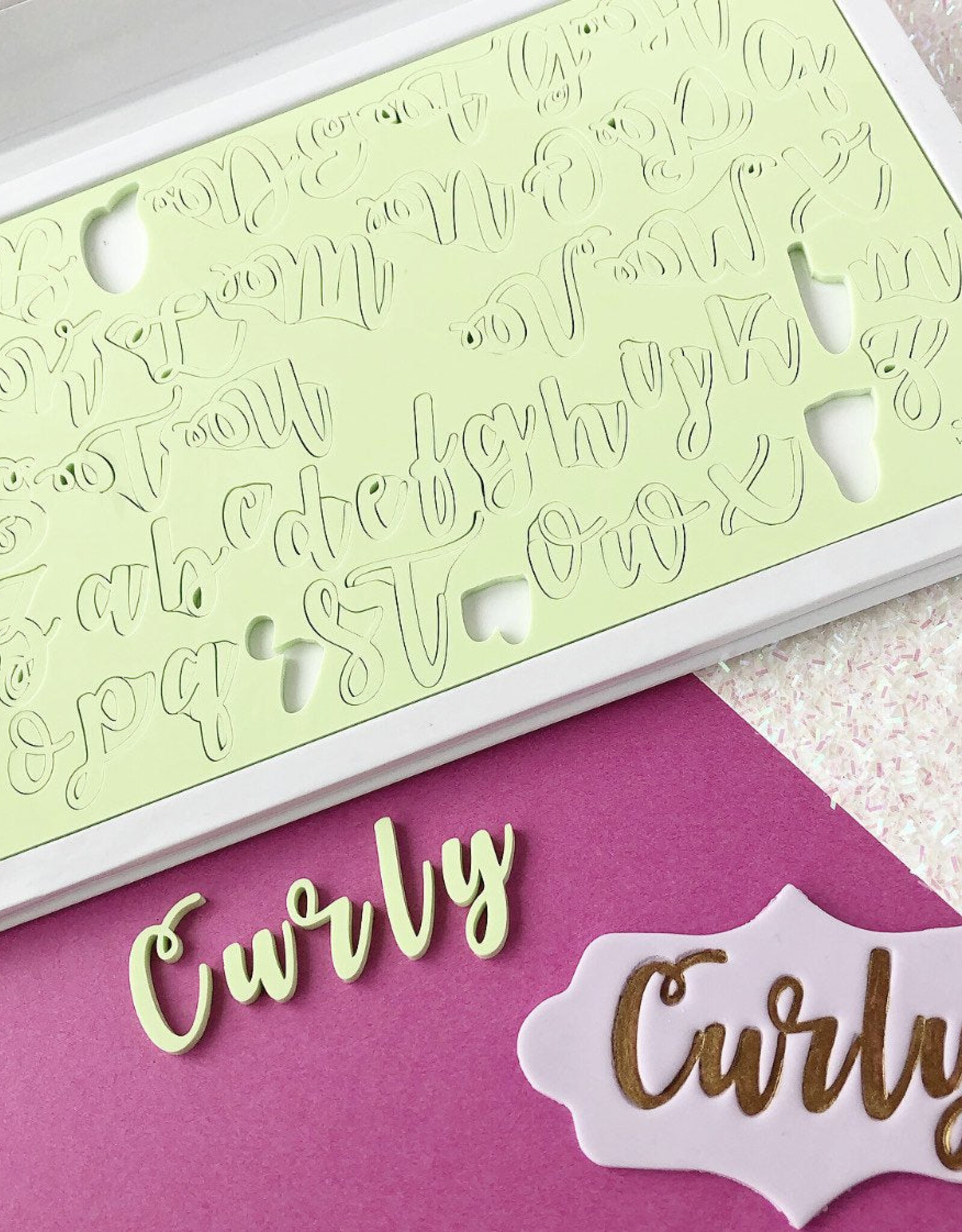 Sweet Stamp Sweet Stamp Letters & Cijfers Set Curly