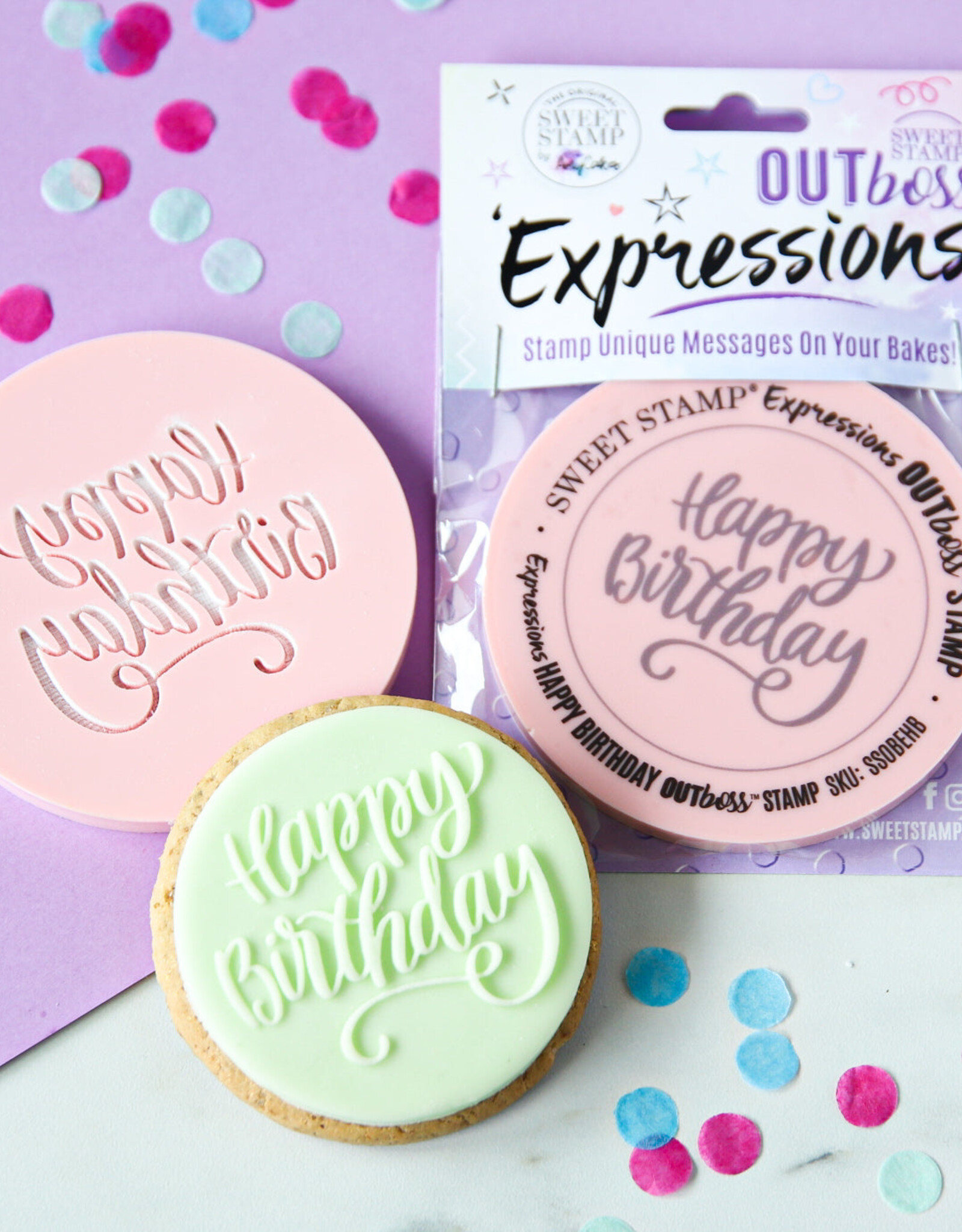 Sweet Stamp Sweet Stamp Outboss Elegant Happy Birthday