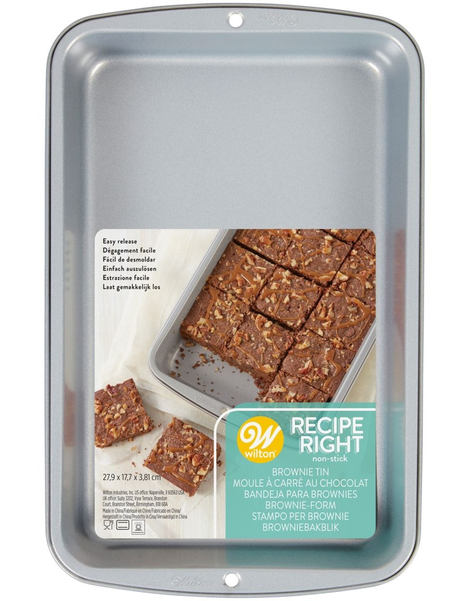 Wilton Recipe Right® Biscuit/Brownie Pan 27,5 x 17,5cm