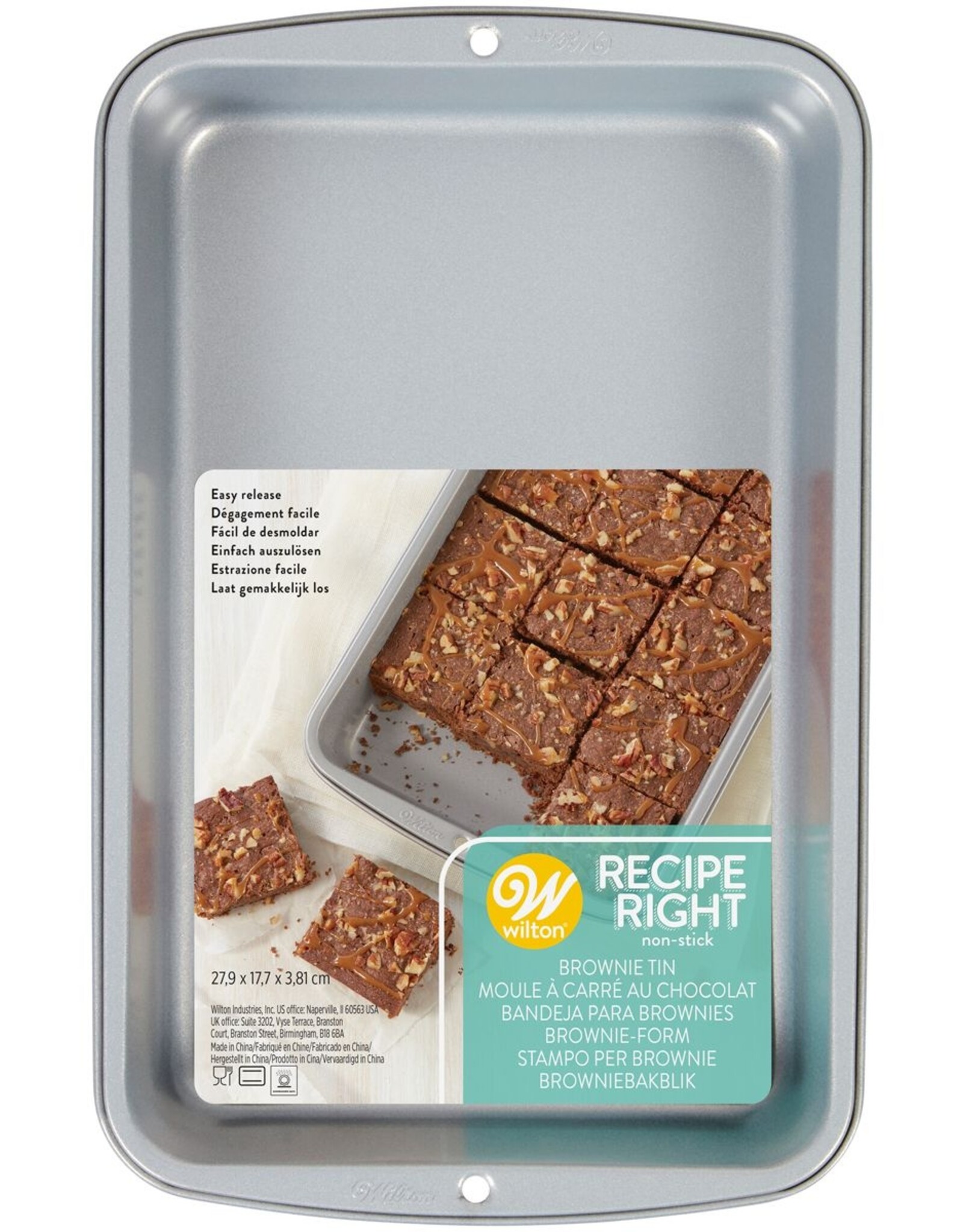 Wilton Wilton Recipe Right Koek Brownievorm 27,5x17,5cm
