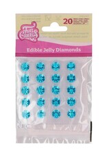 FunCakes FunCakes Eetbare Jelly Diamonds Sky Blue pk/20