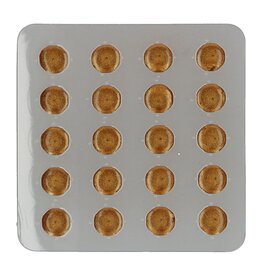 BNC Eetbare Jelly Diamonds Pearl Gold pk/20