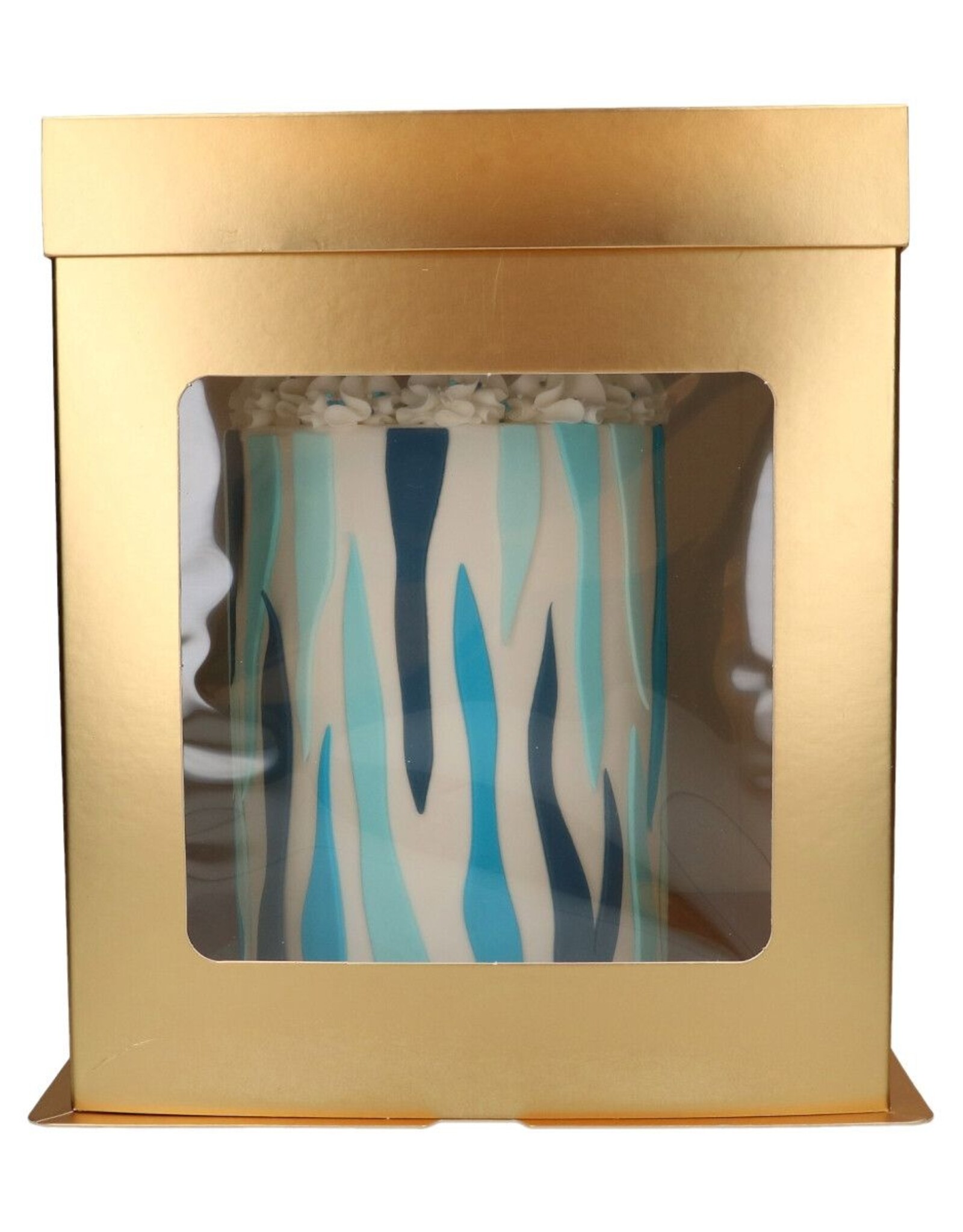 FunCakes FunCakes Tall Cake Box 21 x 21 x 23,5 cm - Goud