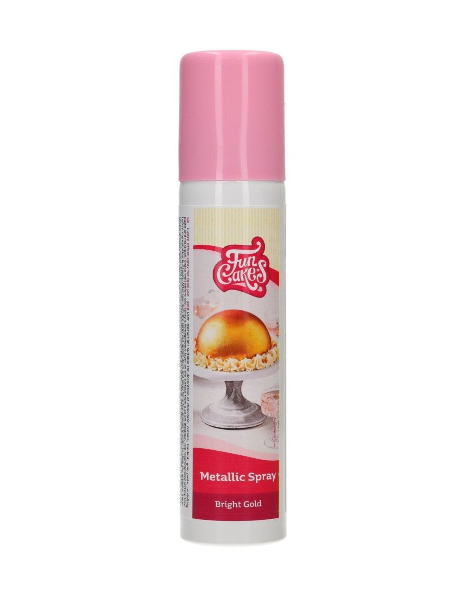 FunCakes FunCakes Metallic Spray Bright Gold 100 ml