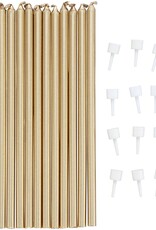 Wilton Wilton Birthday Candles Tall Gold pk/12