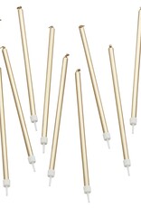 Wilton Wilton Birthday Candles Tall Gold pk/12