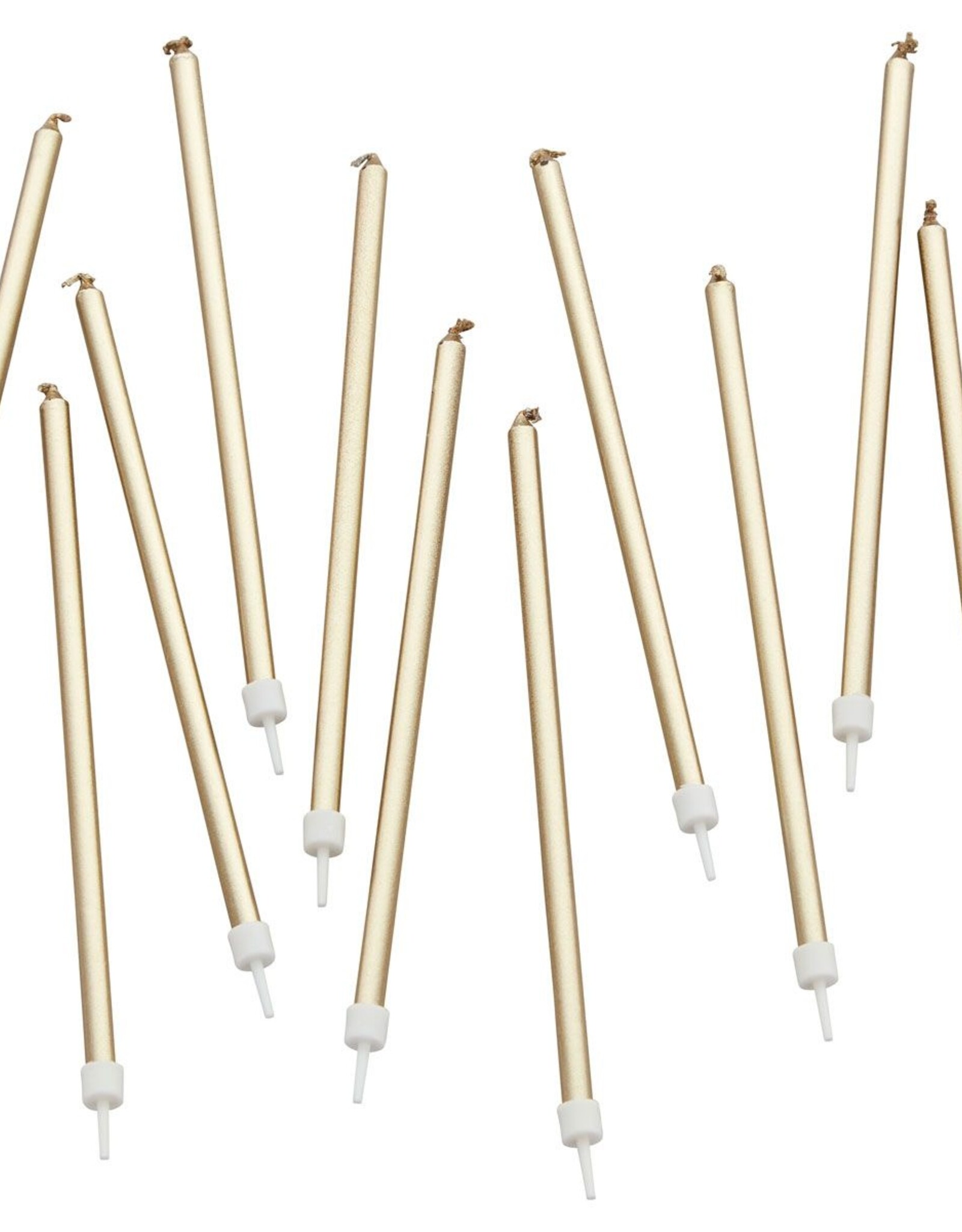 Wilton Wilton Birthday Candles Tall Gold pk/12