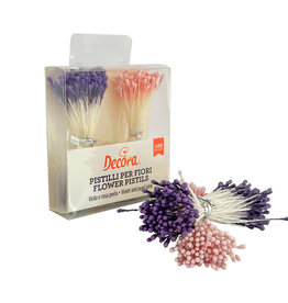 Decora Decora Pistils For Flowers Pearl Violet/Pearl Pink, 288st.