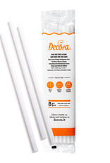 Decora Plastic Dowel Rods Ø 8 mm x 30 cm Pk/8