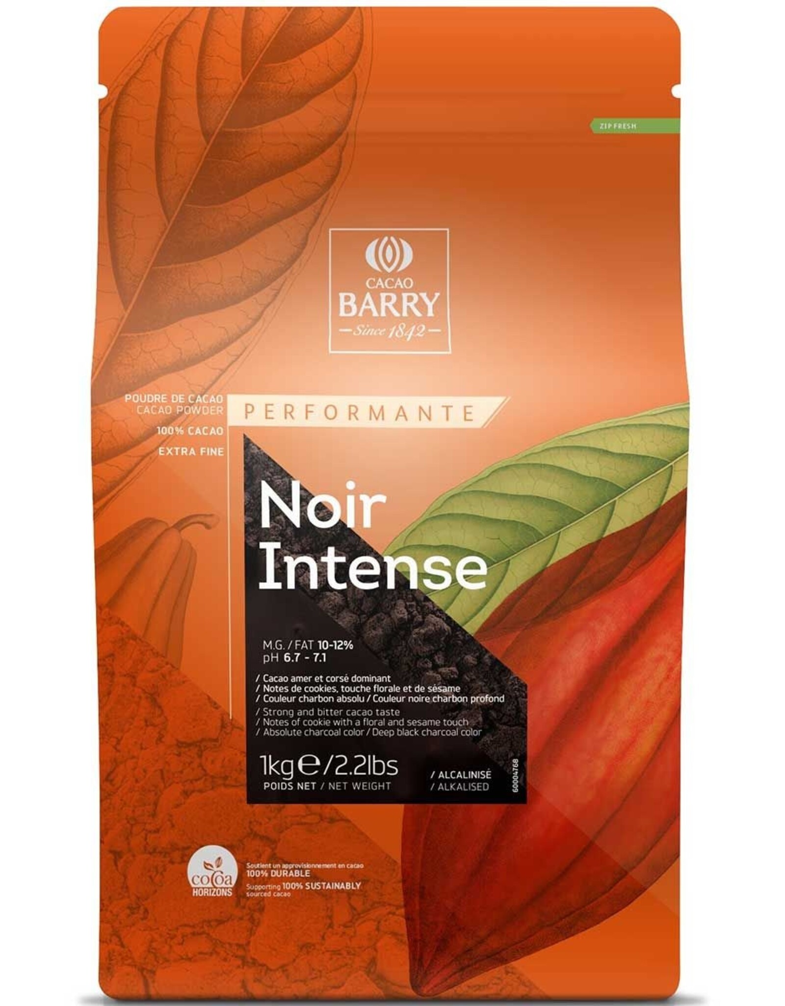 Callebaut Callebaut Cacaopoeder Noir Intense 1kg