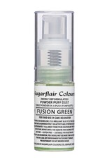 Sugarflair Sugarflair Pump Spray Powder Puff Dust -Fusion Green - 10g