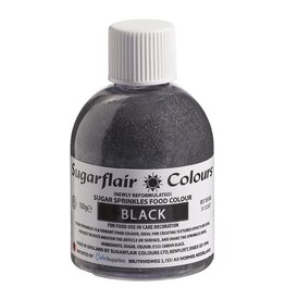 Sugarflair Gekleurde Suiker Zwart 100g