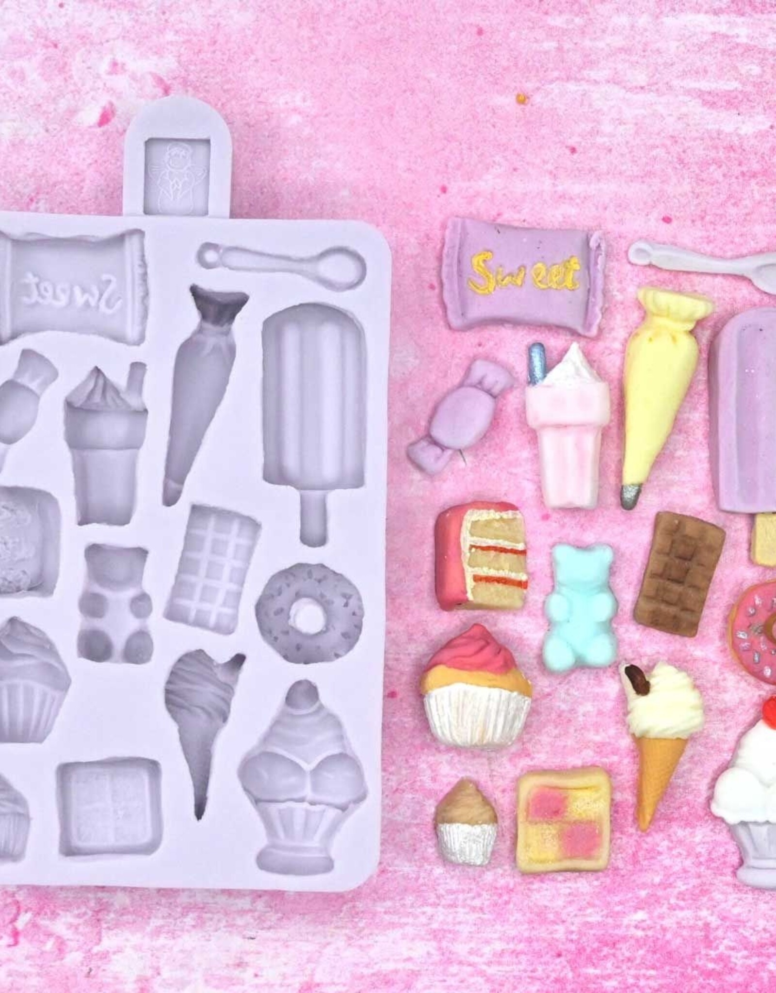 Karen Davies Karen Davies Siliconen Mal - Miniatuur Snoepgoed